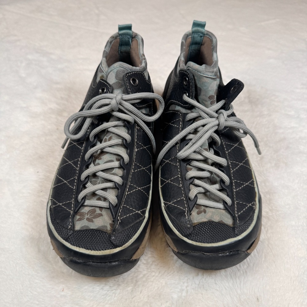 BOGS Hiking Boots Osmosis Navy Blue Fabric Lace Up Sneakers Shoe Women Size US 7 - Picture 3 of 13